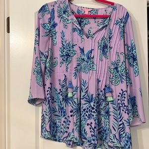 Purple Lilly Pulitzer Blouse